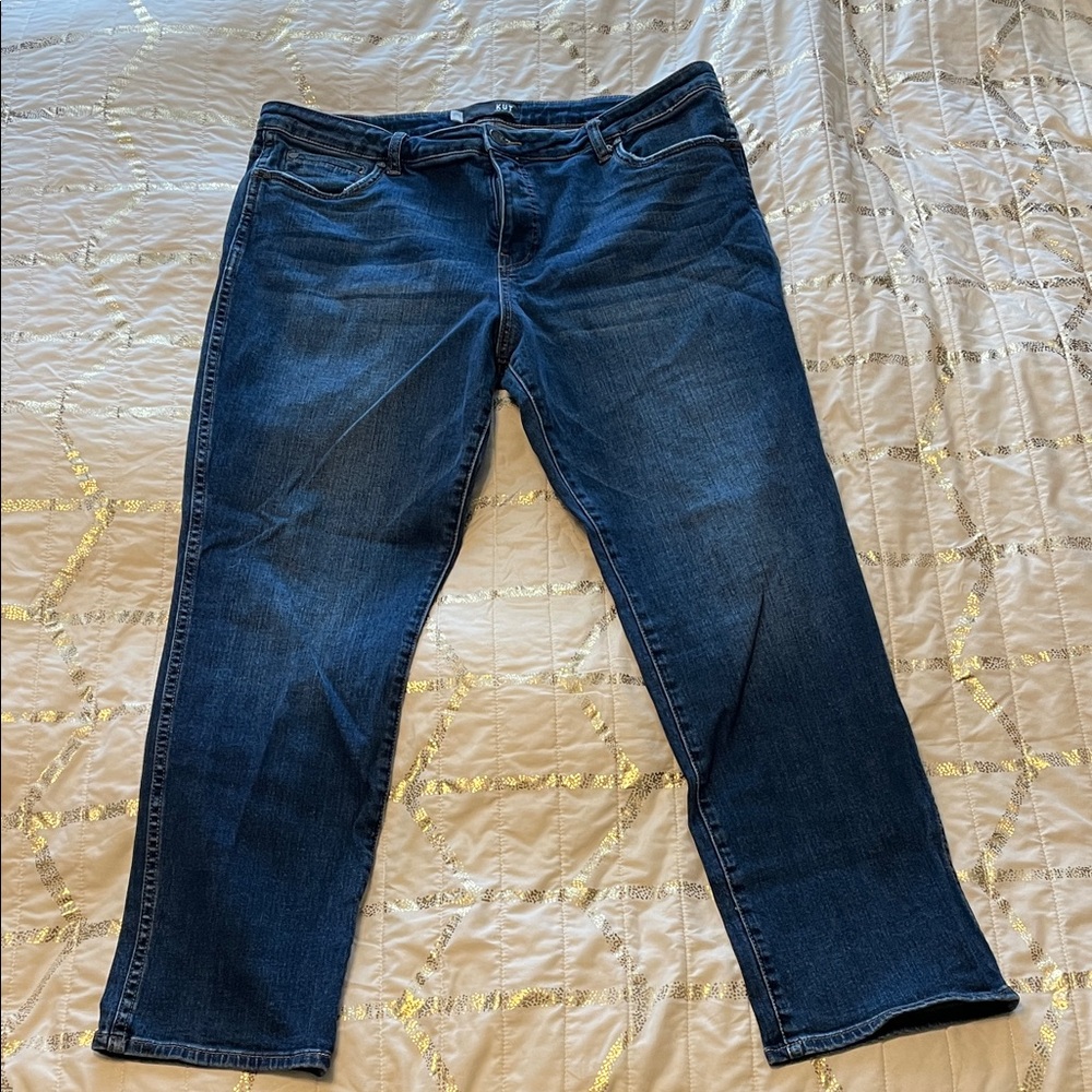 Kut from the Kloth Indigo Straight Leg Jeans